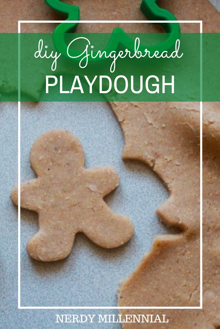 Every kid loves playdough right? And though the bright colored variety is fun, this homemade gingerbread playdough recipe is a favorite at my house during the holidays. If you've never made your own playdough, I think it's time you find out just how easy it is. Hint: It's super easy!