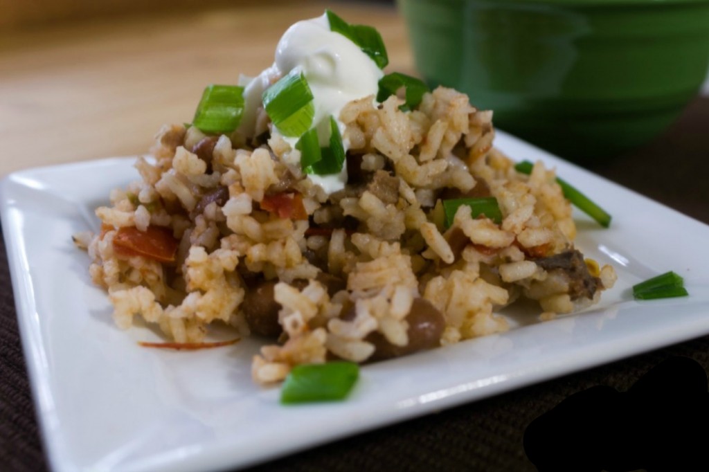 Mexican Rice with Ground Beef