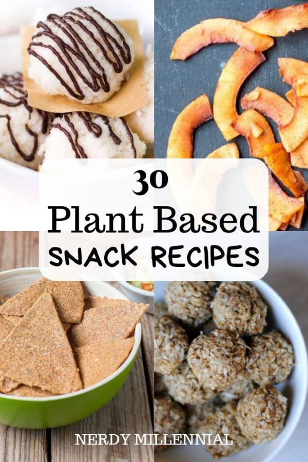 30 Plant Based Snacks for At Home or On the Go