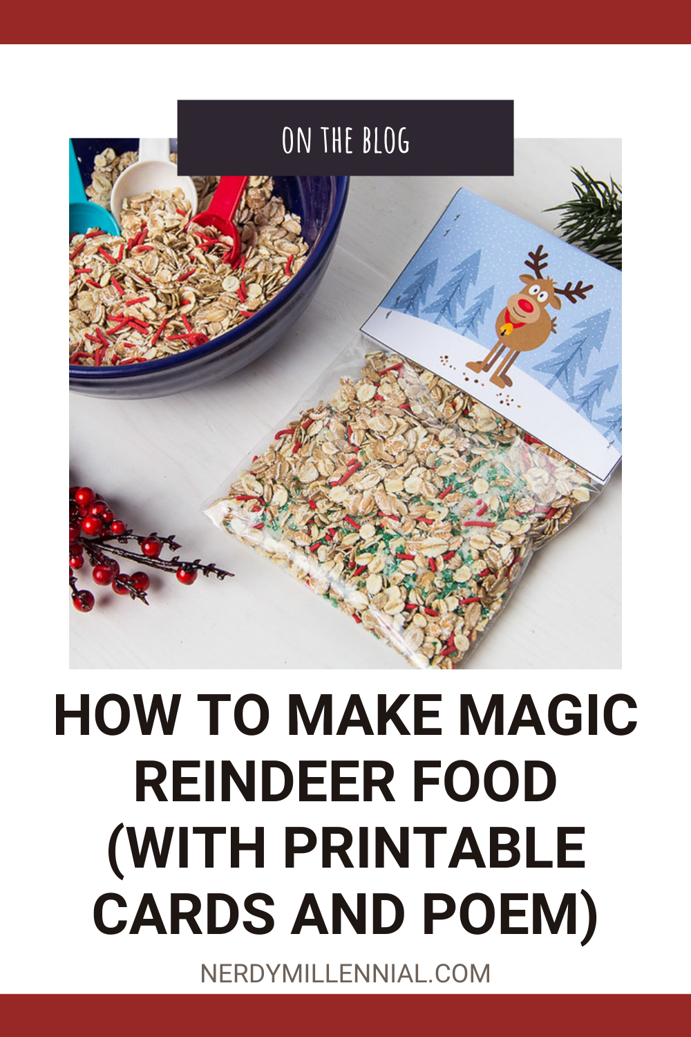 How to Make Magic Reindeer Food (With Printable Cards and Poem)