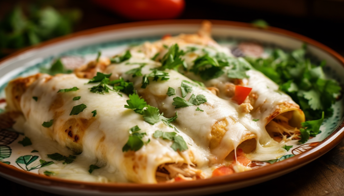 cream cheese chicken enchiladas