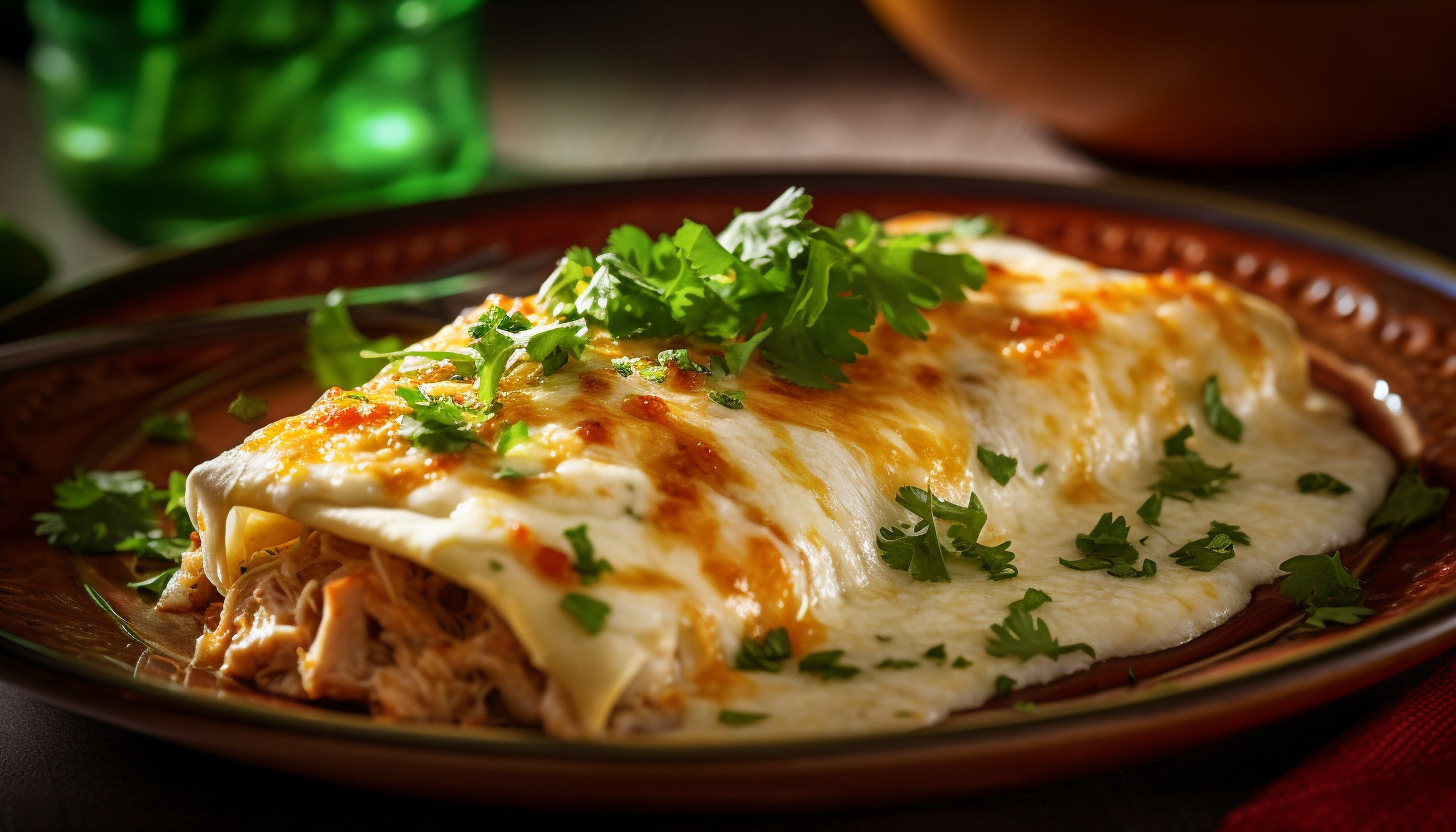 cream cheese chicken enchiladas