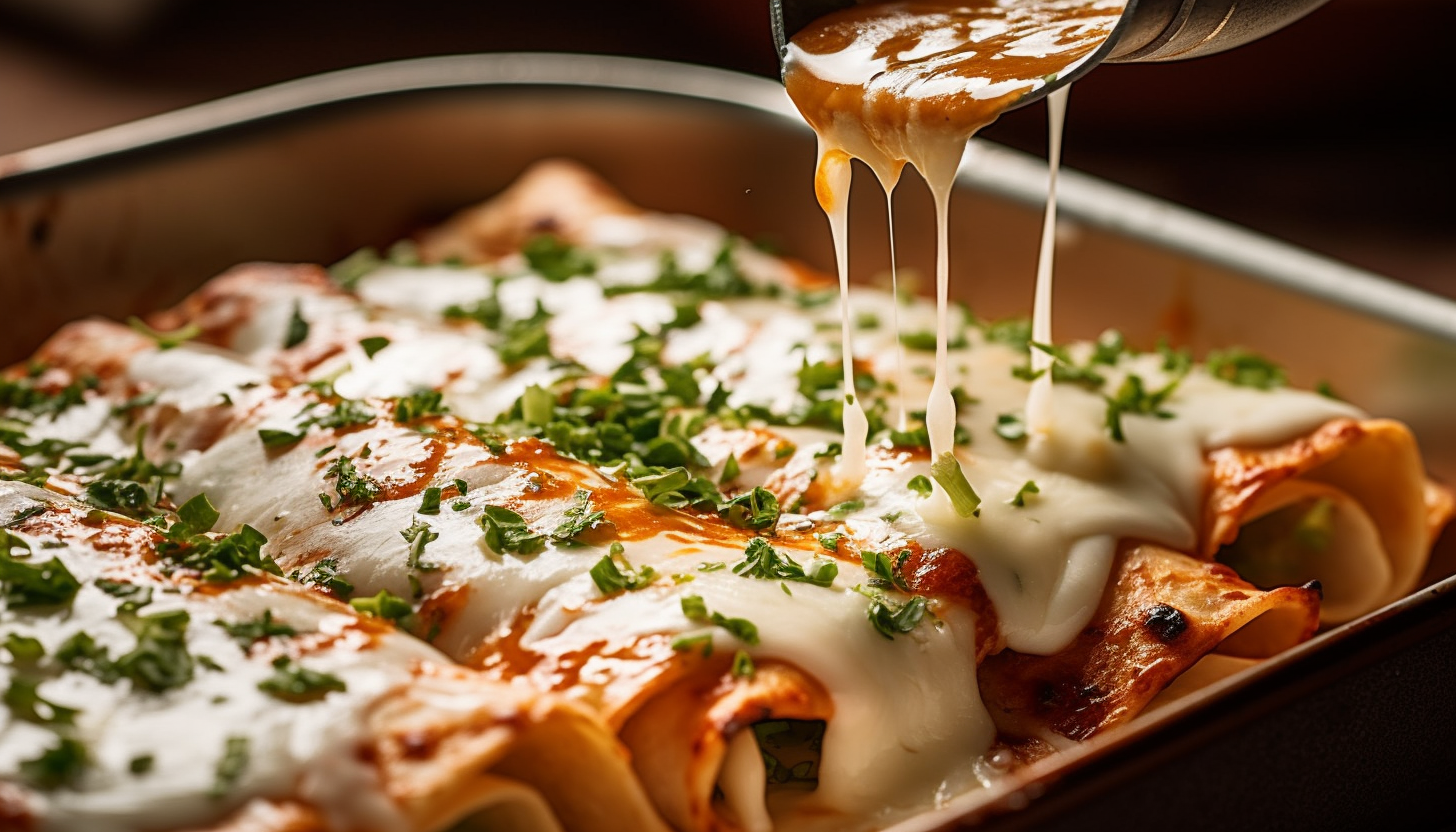 cream cheese chicken enchiladas