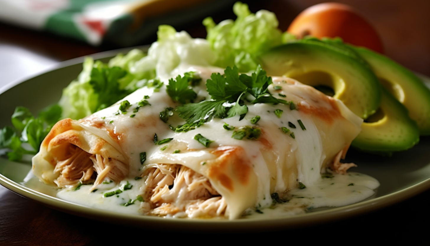 cream cheese chicken enchiladas
