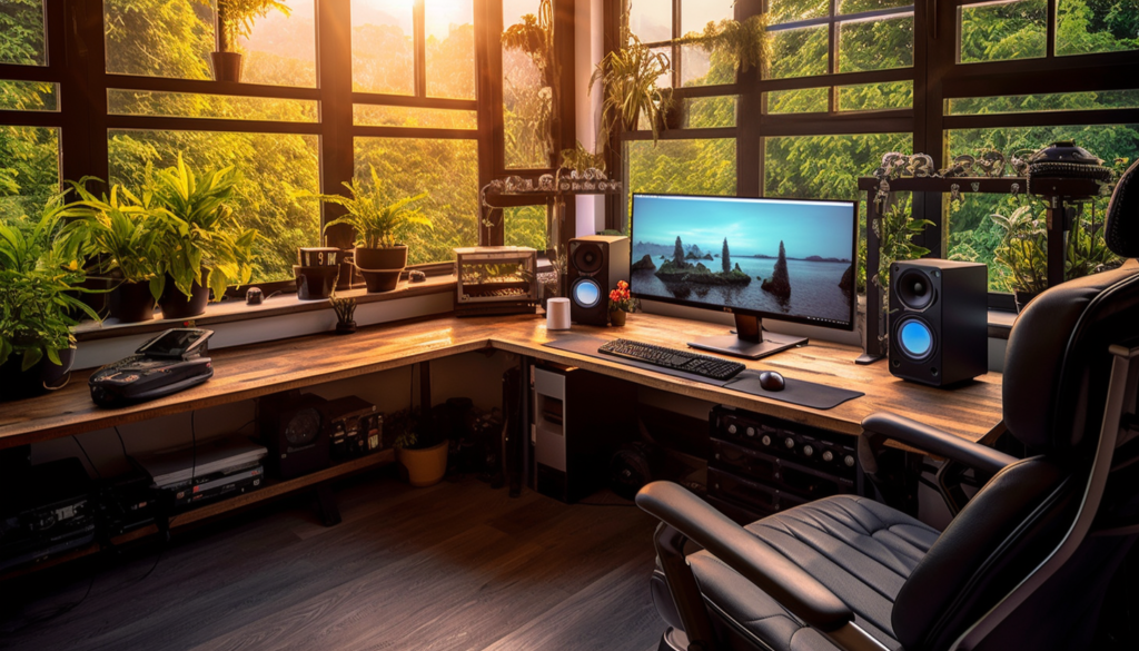 tranquil home office set up occupational wellness